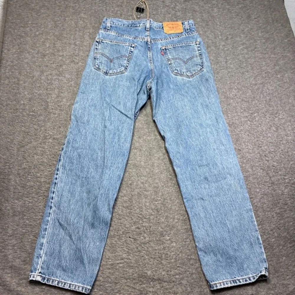Vintage Levi's 550 Relaxed Fit Jeans Mens 32x30 Blue Denim Distressed‎ Red Tab